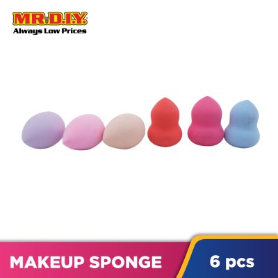 (MR.DIY) Fashion Makeup Beauty Sponge 6 pcs 
