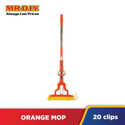 (MR.DIY) Orange Floor Mop (96cm x 29.5cm)