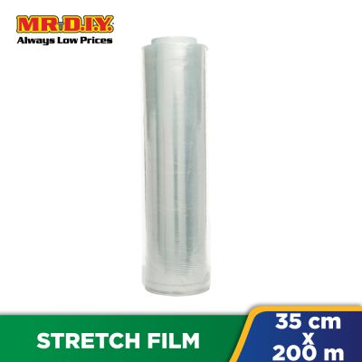 (MR.DIY) Clear Plastic Wrapping Stretch Film (35cm x 200m)