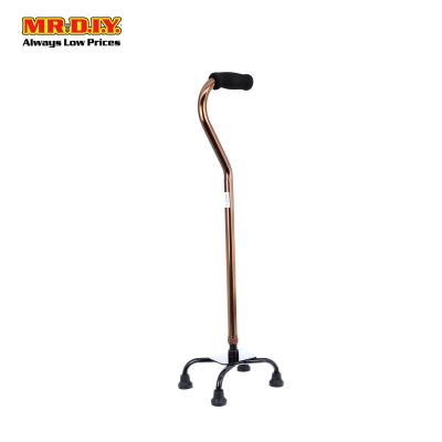 Adjustable Quadropod Walking Stick Crutch