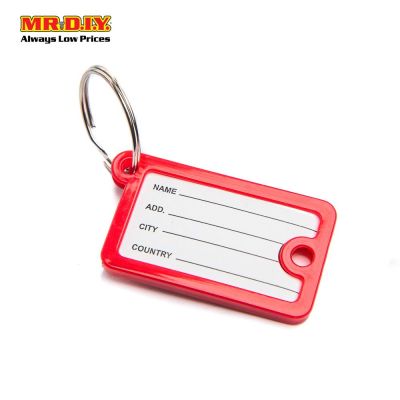 (MR.DIY) Multi-Colour Name Key Tag Keychain (12pcs)