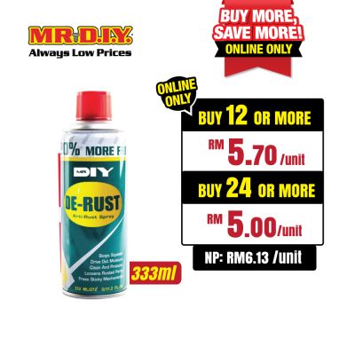 (MR.DIY) Anti-Rust Lubricant Spray (333ml)