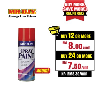 (MR.DIY) Spray Paint Red 33 (400ml)