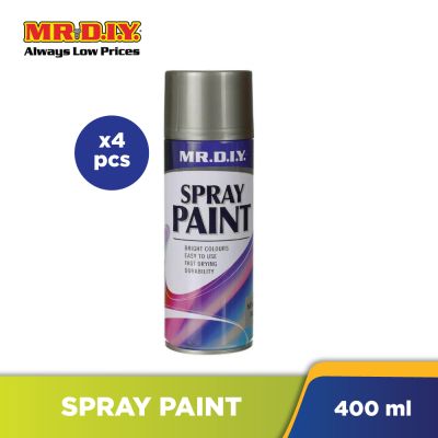 (MR.DIY) Spray Paint Silver No.803 (4 x400ml)