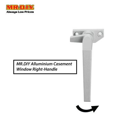 (MR.DIY) Alluminium Casement Window Right-Handle (10cm)