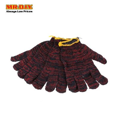 (MR.DIY) Red Cotton Gloves 800G (2 Pairs)