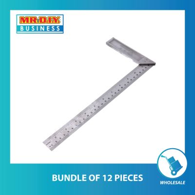 DIAMOND L-Shaped Metal Ruler 300mm