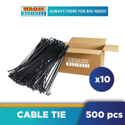 BOYANG Nylon Cable Tie Black (500 x 20cm)