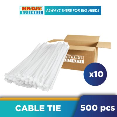 BOYANG Cable Tie White (500pcs x 200mm)