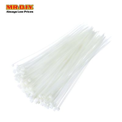(MR.DIY) Cable Tie White (100pcs x 30cm)
