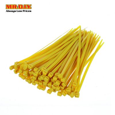 (MR.DIY) Yellow Cable Ties (4mm x 15cm) 100pcs