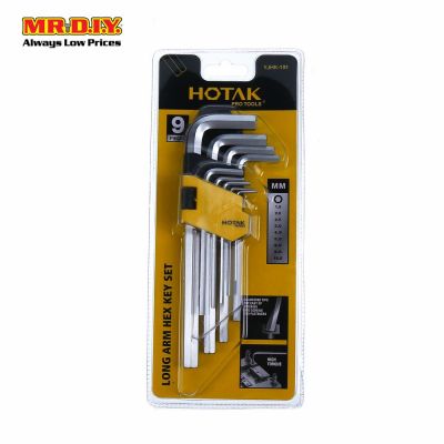 HOTAK Long Arm Hex Key Set (9pcs)