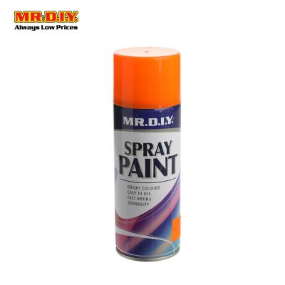 (MR.DIY) Spray Paint Fluorescent Orange #55 400ml