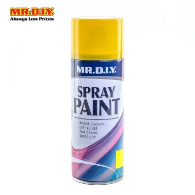 (MR.DIY) Spray Paint Fluorescent Yellow No.56 (400ml)