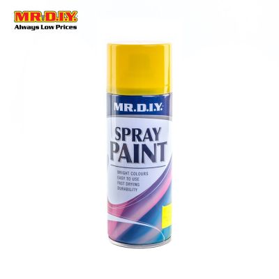(MR.DIY) Spray Paint Fluorescent Yellow #56 400ml