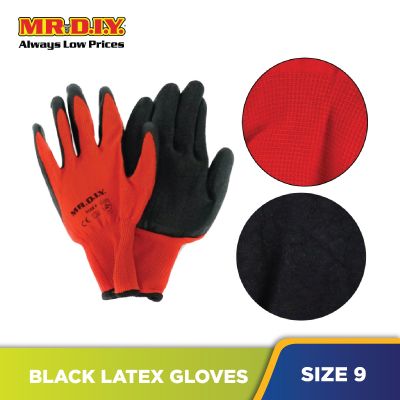 (MR.DIY) Heavy-Duty Latex Glove  (Size:9)