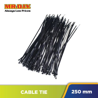TACTIX Cable Tie -Black 10&quot; (100pcs)