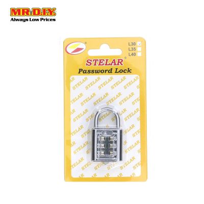 STELAR Password Combination Lock 30mm