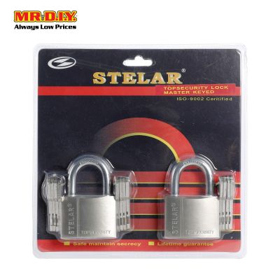 STELAR Security Padlock 50mm (2pcs) STBH502