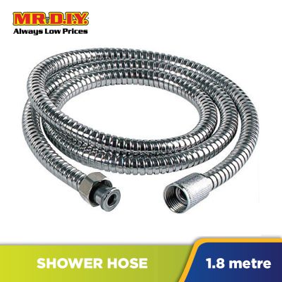 (MR.DIY) Flexible Stainless-Steel Bathroom Shower Tube Hose (1.8m)