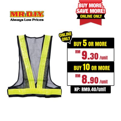 (MR.DIY) Safety Reflective Vest (XL)