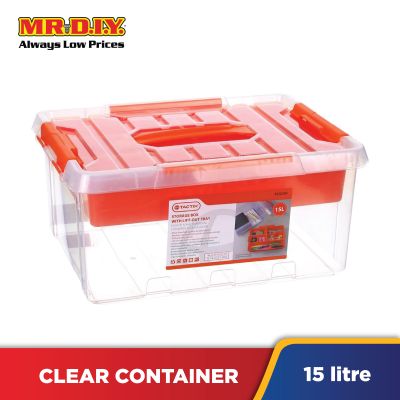 TACTIX Clear Container (15L)