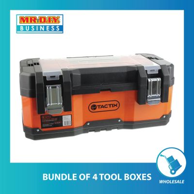 TACTIX Orange Tool Box (23&quot;)