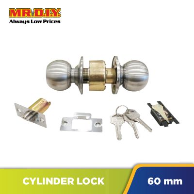 FIGHTER Cylinder Entrance Lock Set Grey (60mm)