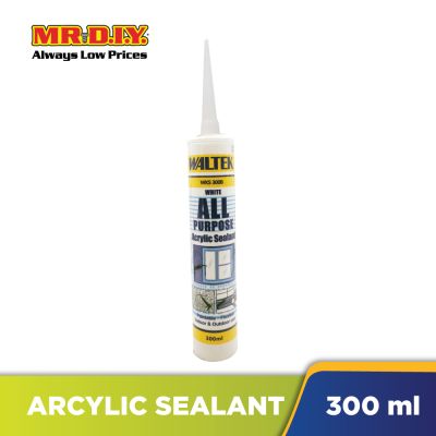 WALTEK All Purpose Acrylic White Sealant