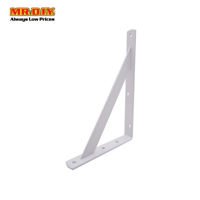 (MR.DIY) Heavy Duty Stainless Steel L-Shaped Wall Shelf Support Bracket (30cm x 19cm)