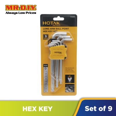 HOTAK Hex Key Set (9 pieces)