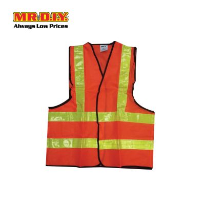 (MR.DIY) Reflective Polyester Safety Vest Orange (2XL)