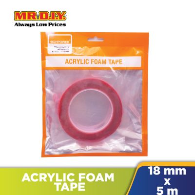 Acrylic Foam Tape (18mm x 5m)