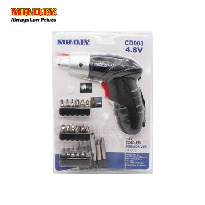 (MR.DIY) Cordless Drill Screwdriver 4.8V CD003