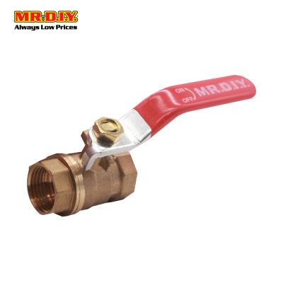 (MR.DIY) 89284 Copper Valve 1/2&quot; with red handle