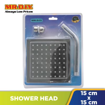 (MR.DIY) Square Shape Shower Head Set 6 Inch