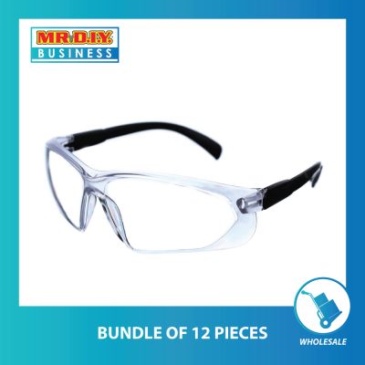Comfort Rubber Safety Protective Glasses (full temples)