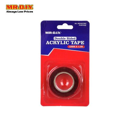 (MR.DIY) Double Side Acrylic Tape 12MM*1.5M