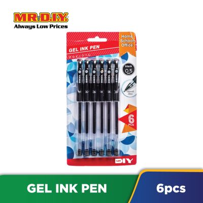 MR.DIY Gel Ink Pen (6pcs)