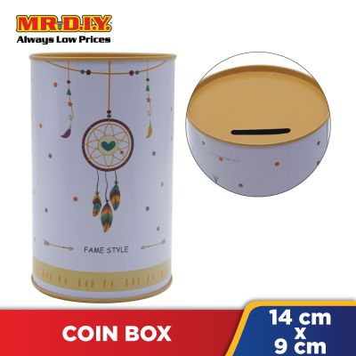 (MR.DIY) Cartoon Cylinder Coin Box