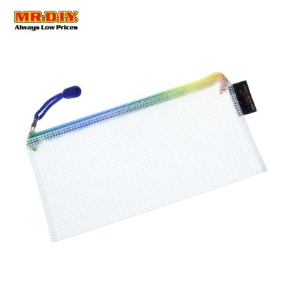 KUODA Transparent Rainbow Zip Document Bag A6