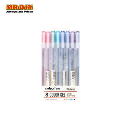 CHOSCH Color Gel Ink Pen 0.5mm Set (8pcs)