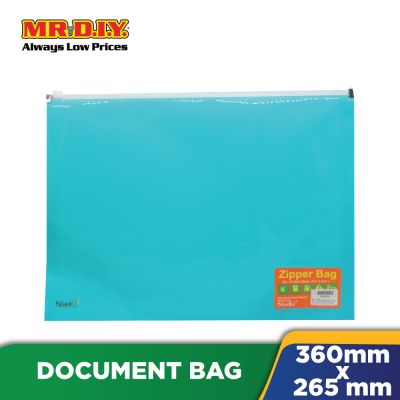 NIEKI Zipper Plastic Document Bag