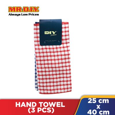 (MR.DIY) Hand Towel 25*40Cm 3Pcs 810