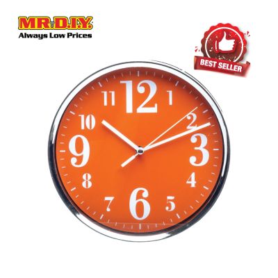 [BEST SELLER] QUARTZ Metal Frame Round Wall Clock (20cm)