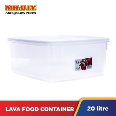 LAVA Plastic Food Container with Lid (20L)
