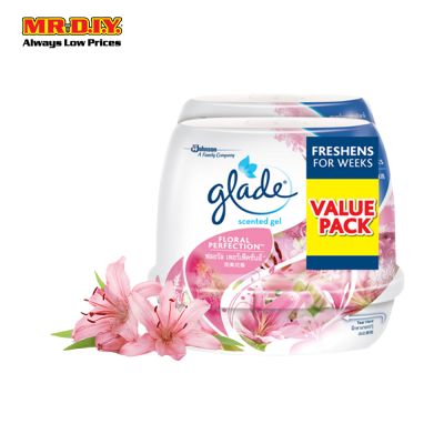 GLADE Air Refreshing Floral Perfection Scented Gel (2pcs x 180g)