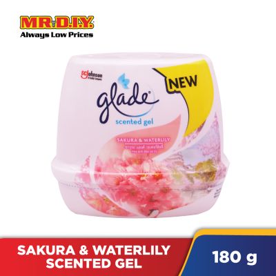GLADE Sakura &amp; Waterlily Scented Gel (180g)