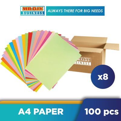 STANDARD 20 Colour A4 Construction Paper (100S) (Bundle of 8)