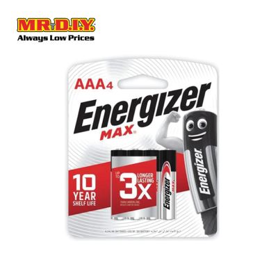 ENERGIZER Max Powerseal Technology Alkaline Battery AAA (4pcs)